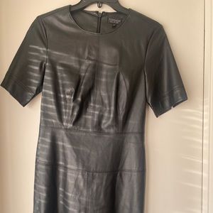 Leather dress